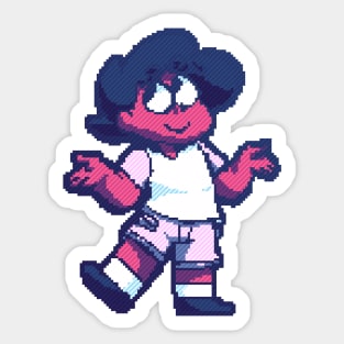 Pixel Jakeneutron Sticker